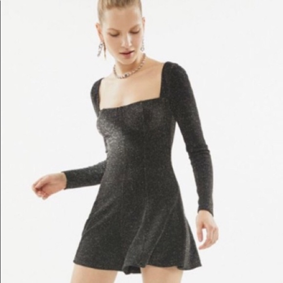 Urban Outfitters Black Glitter Romper - XS - Picture 6 of 11